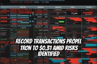 Record Transactions Propel TRON to $0.31 Amid Risks Identified