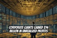 Corporate Giants Gained $14 Billion in Unrealized Profits