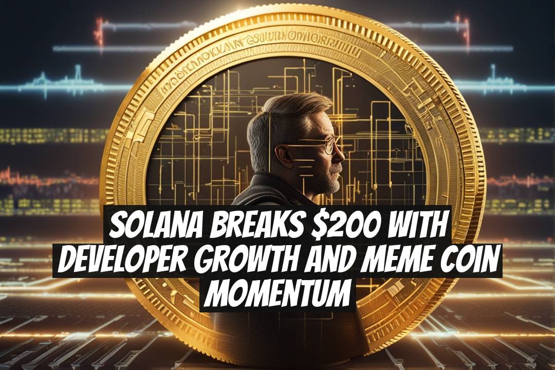 Solana Breaks $200 With Developer Growth and Meme Coin Momentum