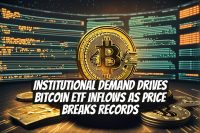 Institutional Demand Drives Bitcoin ETF Inflows as Price Breaks Records