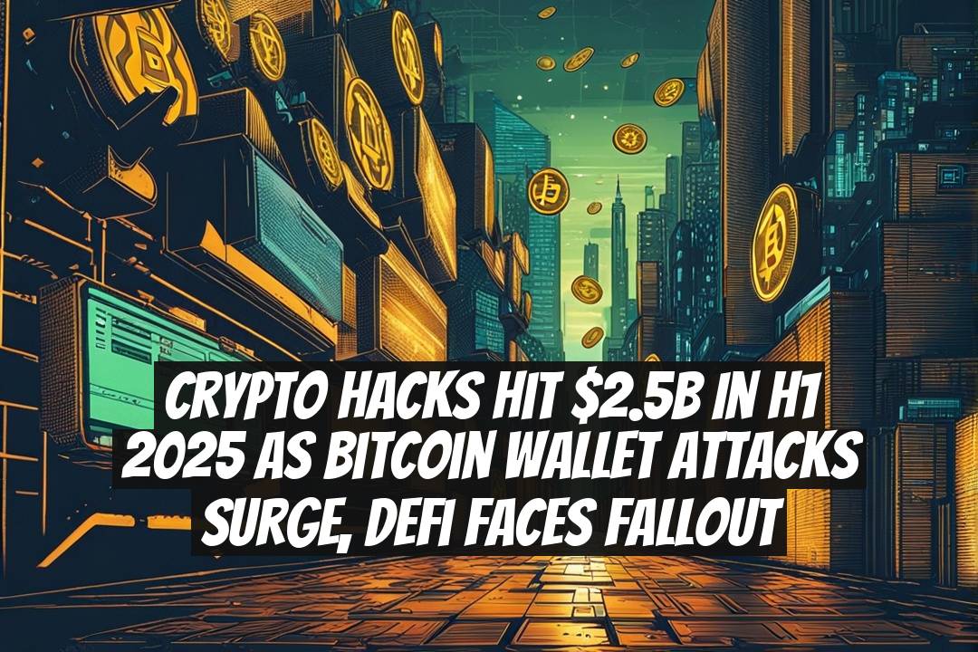 Crypto Hacks Hit $2.5B in H1 2025 as Bitcoin Wallet Attacks Surge, DeFi Faces Fallout