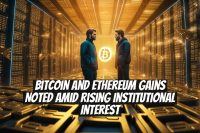 Bitcoin and Ethereum Gains Noted Amid Rising Institutional Interest