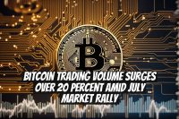 Bitcoin Trading Volume Surges Over 20 Percent Amid July Market Rally