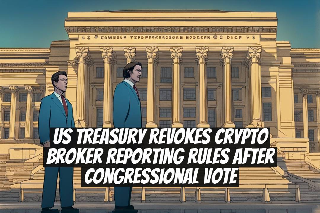 US Treasury Revokes Crypto Broker Reporting Rules After Congressional Vote