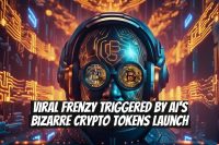 Viral Frenzy Triggered by AI's Bizarre Crypto Tokens Launch