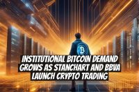 Institutional Bitcoin Demand Grows as StanChart and BBVA Launch Crypto Trading