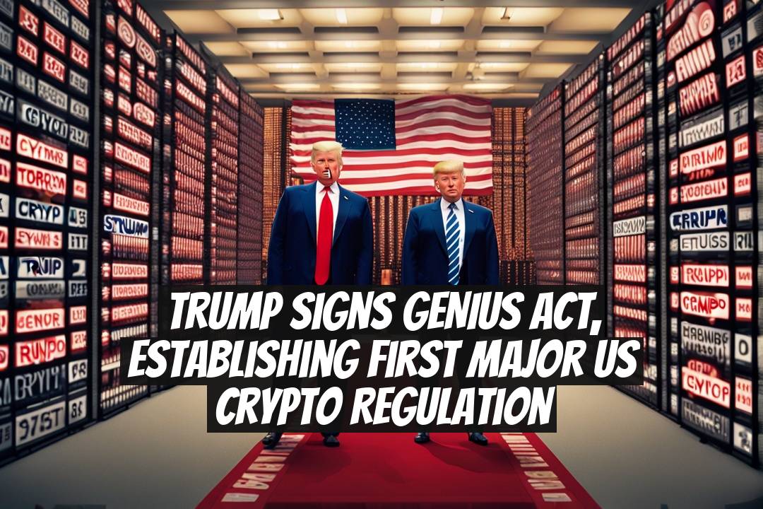 Trump Signs GENIUS Act, Establishing First Major US Crypto Regulation