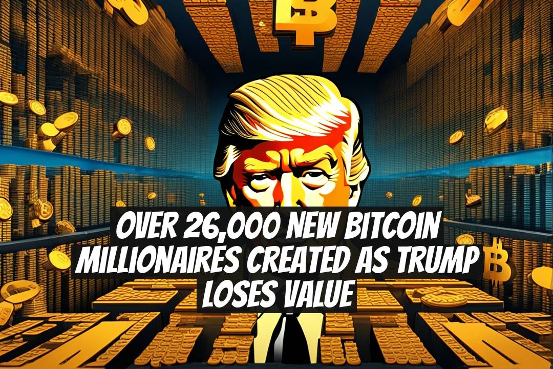 Over 26,000 New Bitcoin Millionaires Created as Trump Loses Value