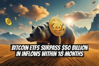 Bitcoin ETFs Surpass $50 Billion in Inflows Within 18 Months