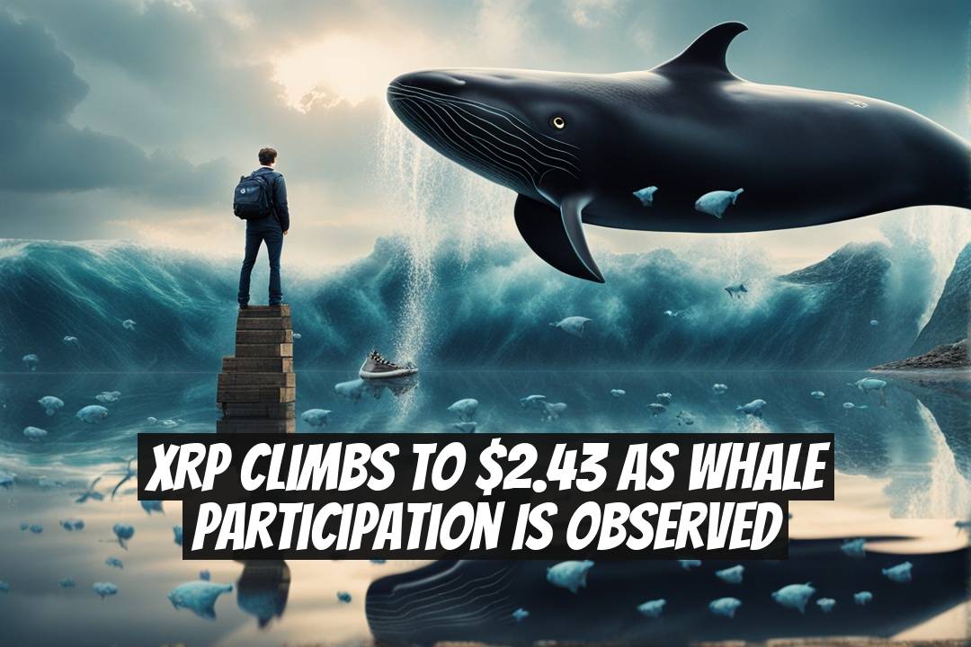 XRP Climbs to $2.43 as Whale Participation Is Observed