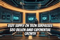 USDT Supply on Tron Surpasses $80 Billion Amid Exponential Growth