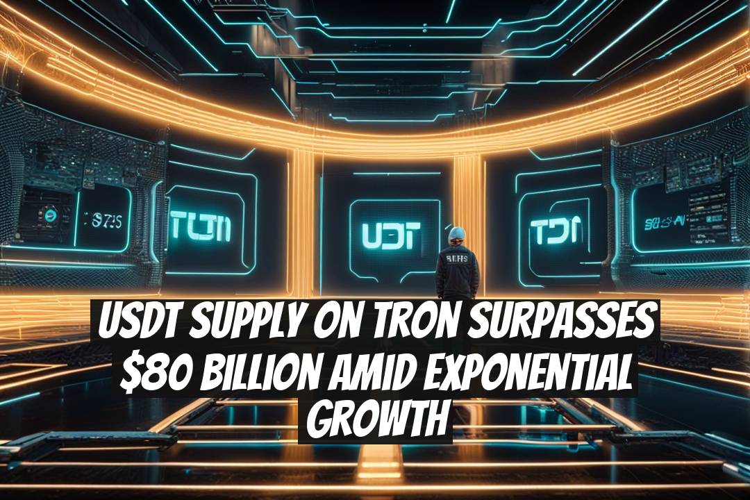 USDT Supply on Tron Surpasses $80 Billion Amid Exponential Growth