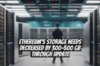 Ethereum's Storage Needs Decreased by 300-500 GB Through Update