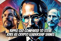 Ripple CEO Compared to Steve Jobs as Crypto Leadership Shines