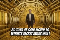80 Tons of Gold Moved to Tether's Secret Swiss Vault
