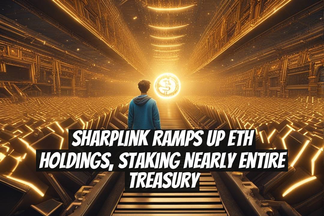 SharpLink Ramps Up ETH Holdings, Staking Nearly Entire Treasury