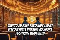 Crypto Market Rebounds Led by Bitcoin and Ethereum as Short Positions Liquidated