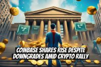 Coinbase Shares Rise Despite Downgrades Amid Crypto Rally