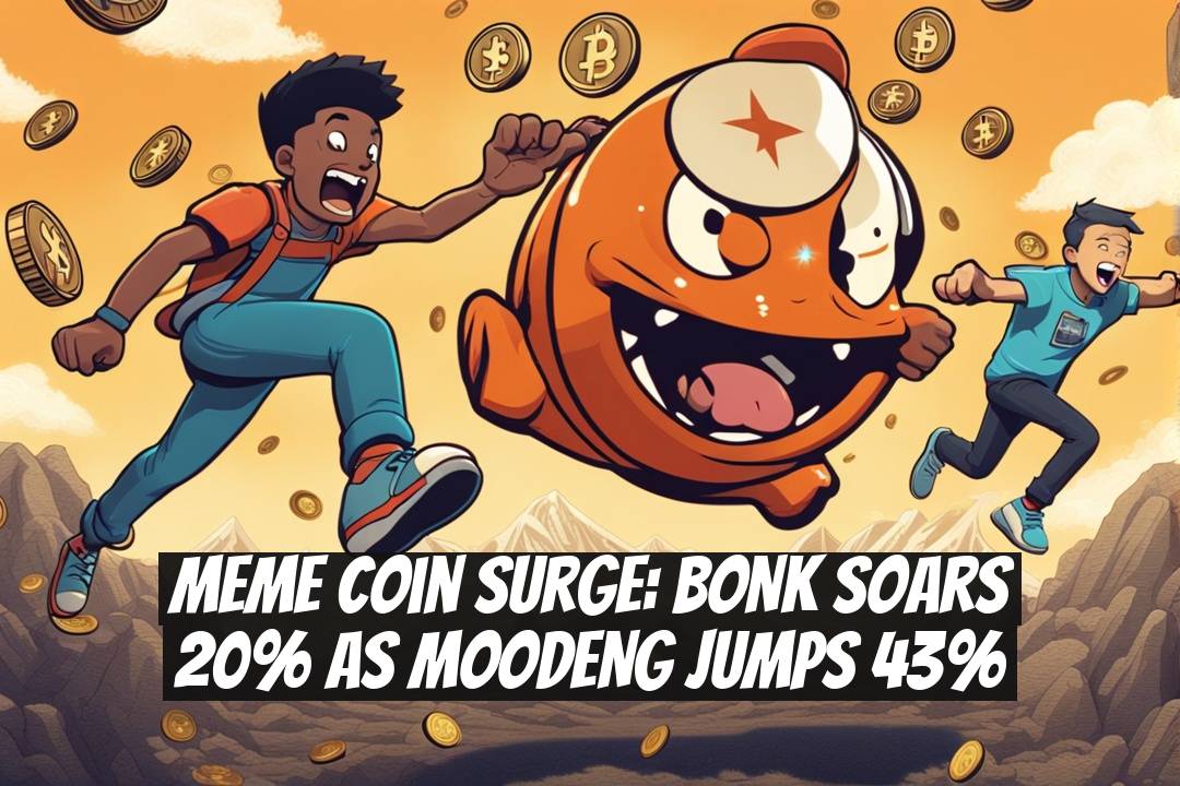 Meme Coin Surge: BONK Soars 20% as MOODENG Jumps 43%