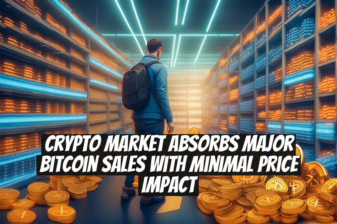 Crypto Market Absorbs Major Bitcoin Sales with Minimal Price Impact