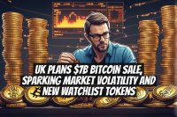 UK plans $7B Bitcoin sale, sparking market volatility and new watchlist tokens