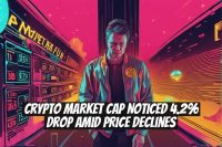 Crypto Market Cap Noticed 4.2% Drop Amid Price Declines