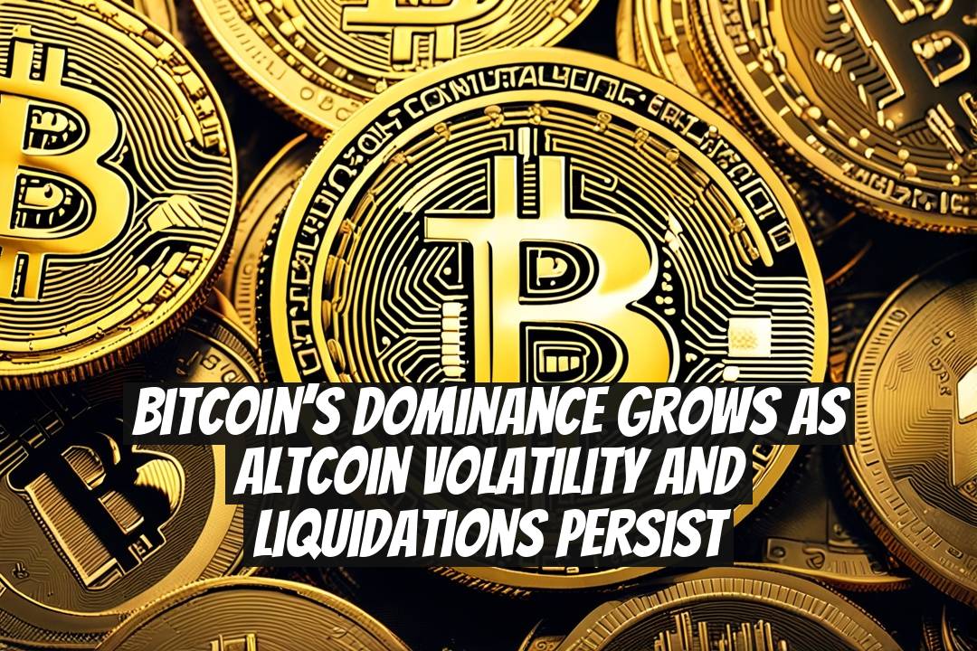 Bitcoin’s Dominance Grows as Altcoin Volatility and Liquidations Persist