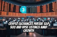 Crypto Exchanges Pursue S&P 500 and NYSE Listings Amid Growth