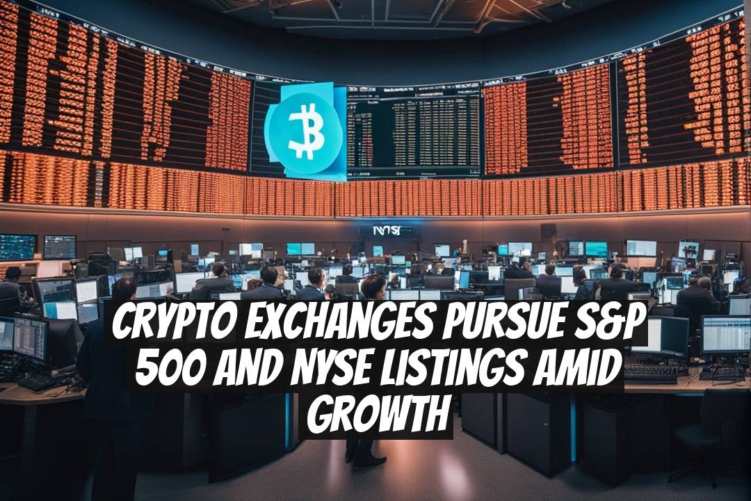 Crypto Exchanges Pursue S&P 500 and NYSE Listings Amid Growth