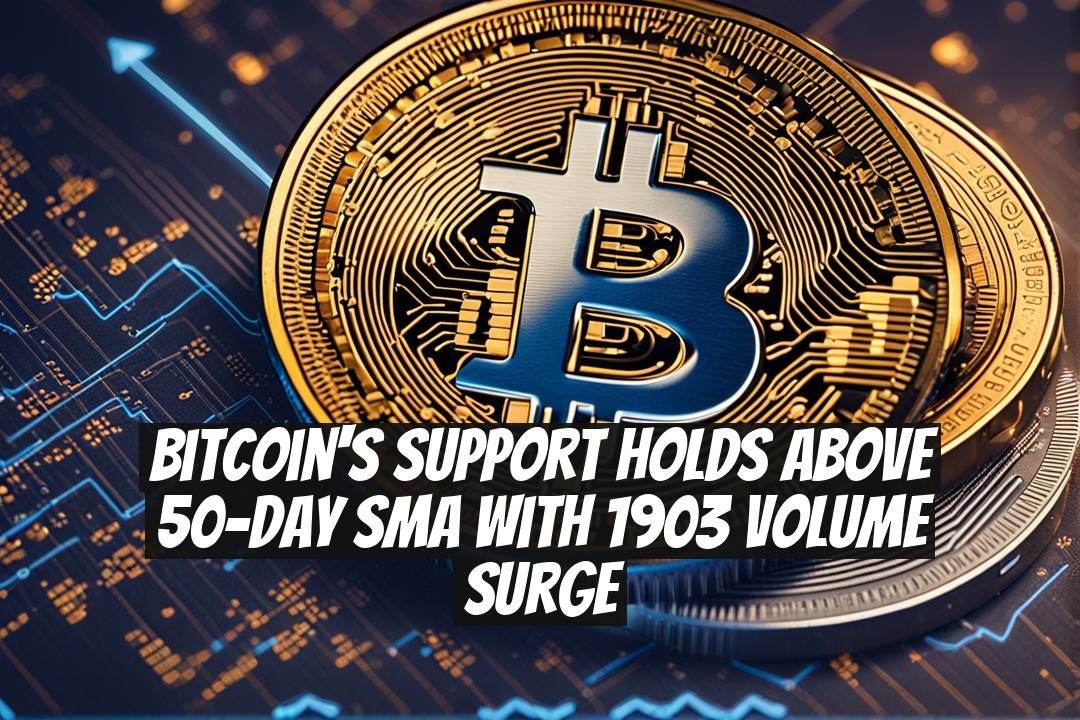 Bitcoin's Support Holds Above 50-Day SMA with 1903 Volume Surge