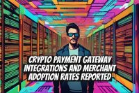 Crypto payment gateway integrations and merchant adoption rates reported