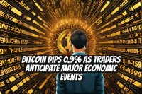 Bitcoin Dips 0.9% as Traders Anticipate Major Economic Events