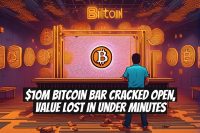 $10M Bitcoin Bar Cracked Open, Value Lost in Under Minutes