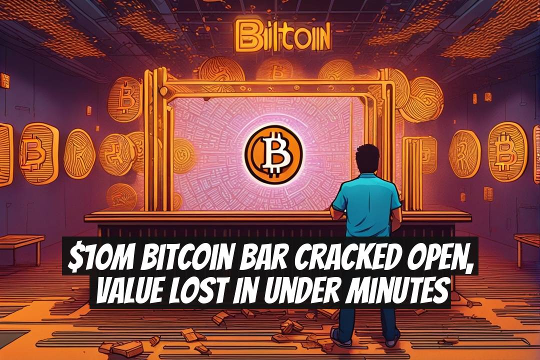 $10M Bitcoin Bar Cracked Open, Value Lost in Under Minutes