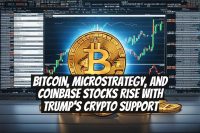 Bitcoin, MicroStrategy, and Coinbase Stocks Rise With Trump’s Crypto Support