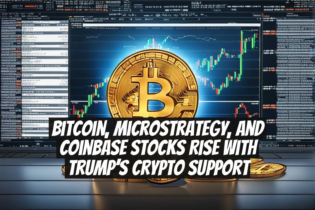 Bitcoin, MicroStrategy, and Coinbase Stocks Rise With Trump’s Crypto Support
