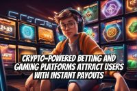 Crypto-powered betting and gaming platforms attract users with instant payouts