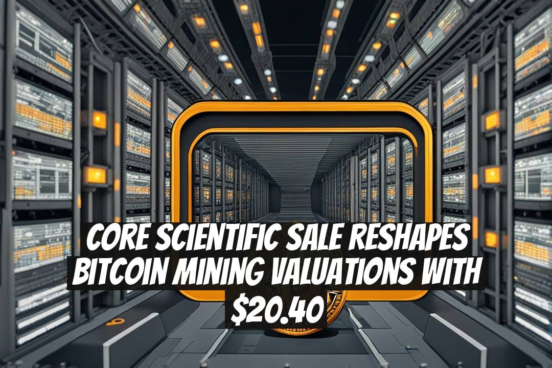 Core Scientific Sale Reshapes Bitcoin Mining Valuations with $20.40