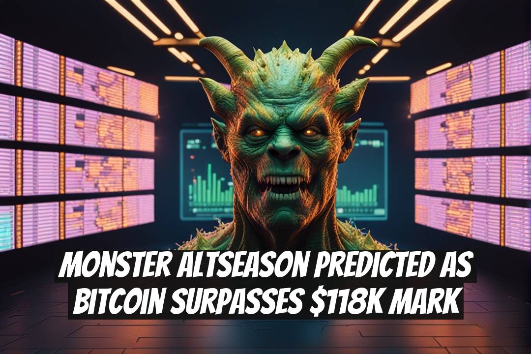 Monster Altseason Predicted as Bitcoin Surpasses $118K Mark