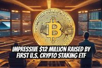 Impressive $12 Million Raised by First U.S. Crypto Staking ETF