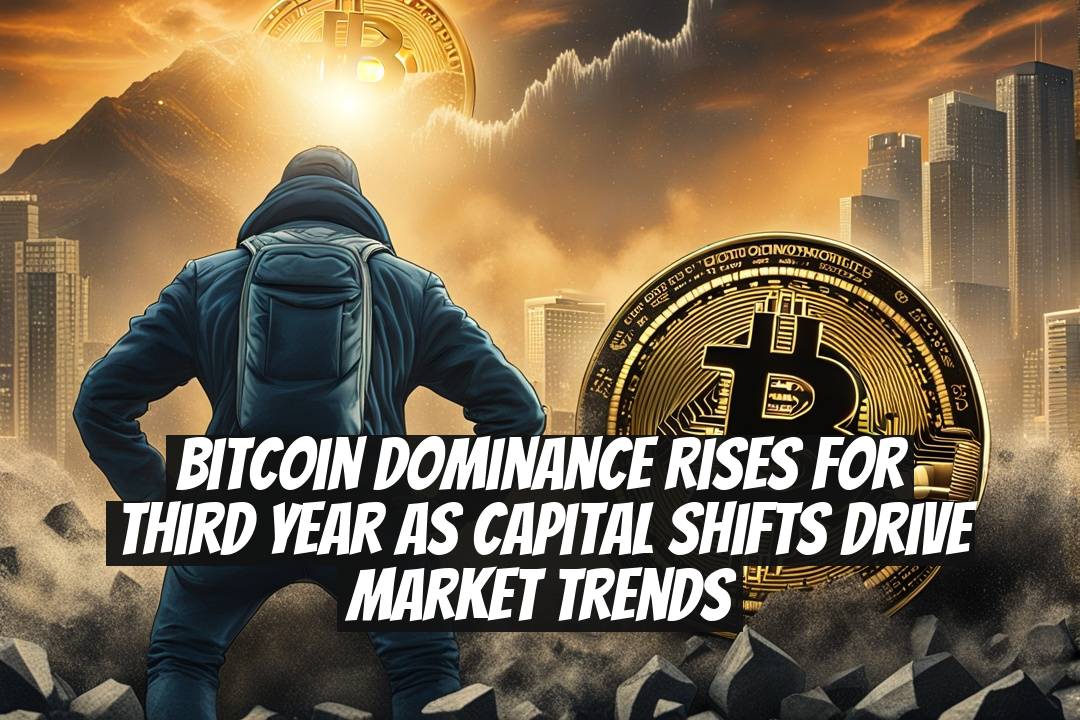 Bitcoin dominance rises for third year as capital shifts drive market trends