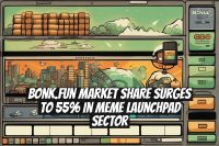 Bonk.fun Market Share Surges to 55% in Meme Launchpad Sector