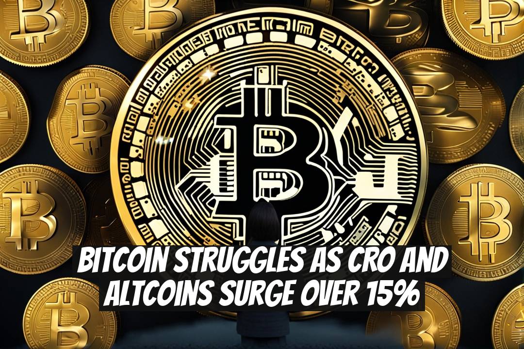 Bitcoin Struggles as CRO and Altcoins Surge Over 15%