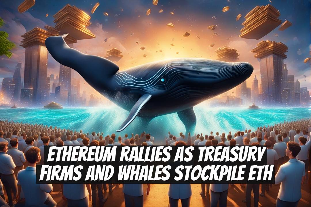 Ethereum rallies as treasury firms and whales stockpile ETH