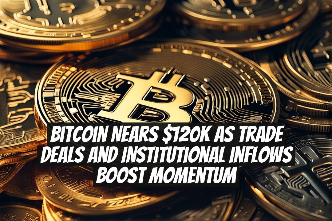 Bitcoin Nears $120K as Trade Deals and Institutional Inflows Boost Momentum