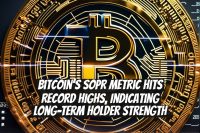 Bitcoin’s SOPR Metric Hits Record Highs, Indicating Long-Term Holder Strength