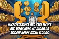 MicroStrategy and Strategy’s BTC Treasuries Hit $108B as Bitcoin Holds $70K+ Floors