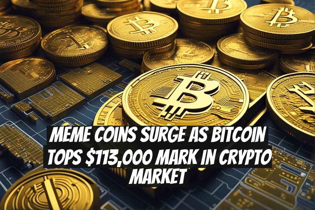 Meme Coins Surge as Bitcoin Tops $113,000 Mark in Crypto Market