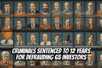 Criminals Sentenced to 12 Years for Defrauding 65 Investors