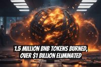 1.5 Million BNB Tokens Burned, Over $1 Billion Eliminated